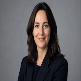 Porträt der Redakteurin Dr. Helena Brandt in Business-Kleidung